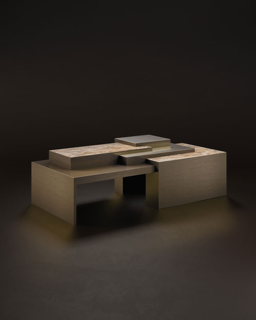 Square Center Table by Porus Studio