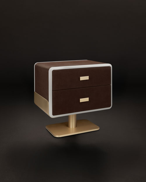 Phoenix Bedside Table by Porus Studio