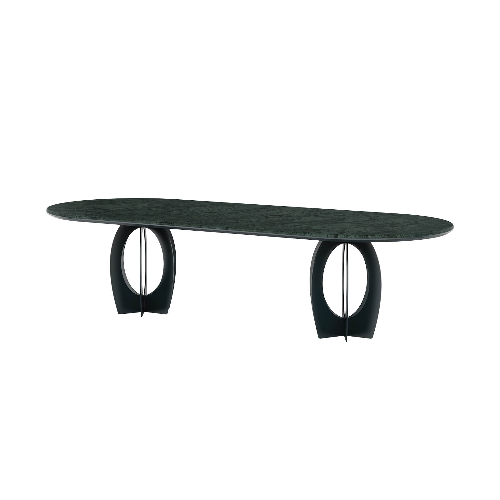 Boulder Oval Dining Table dark version Boulder Oval Dining Table dark version