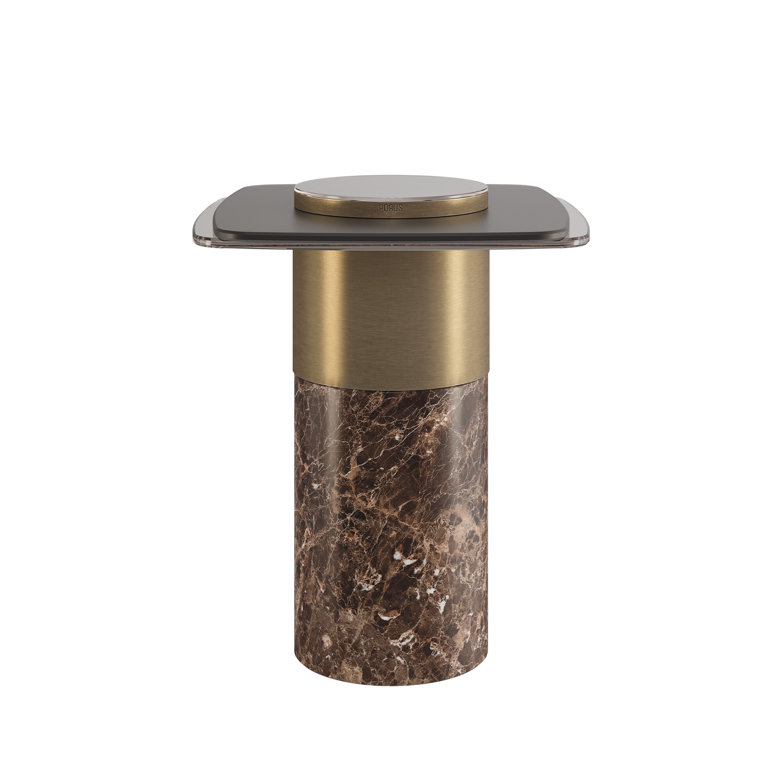 Mississippi Marble and glass Side Table Mississippi Marble and glass Side Table