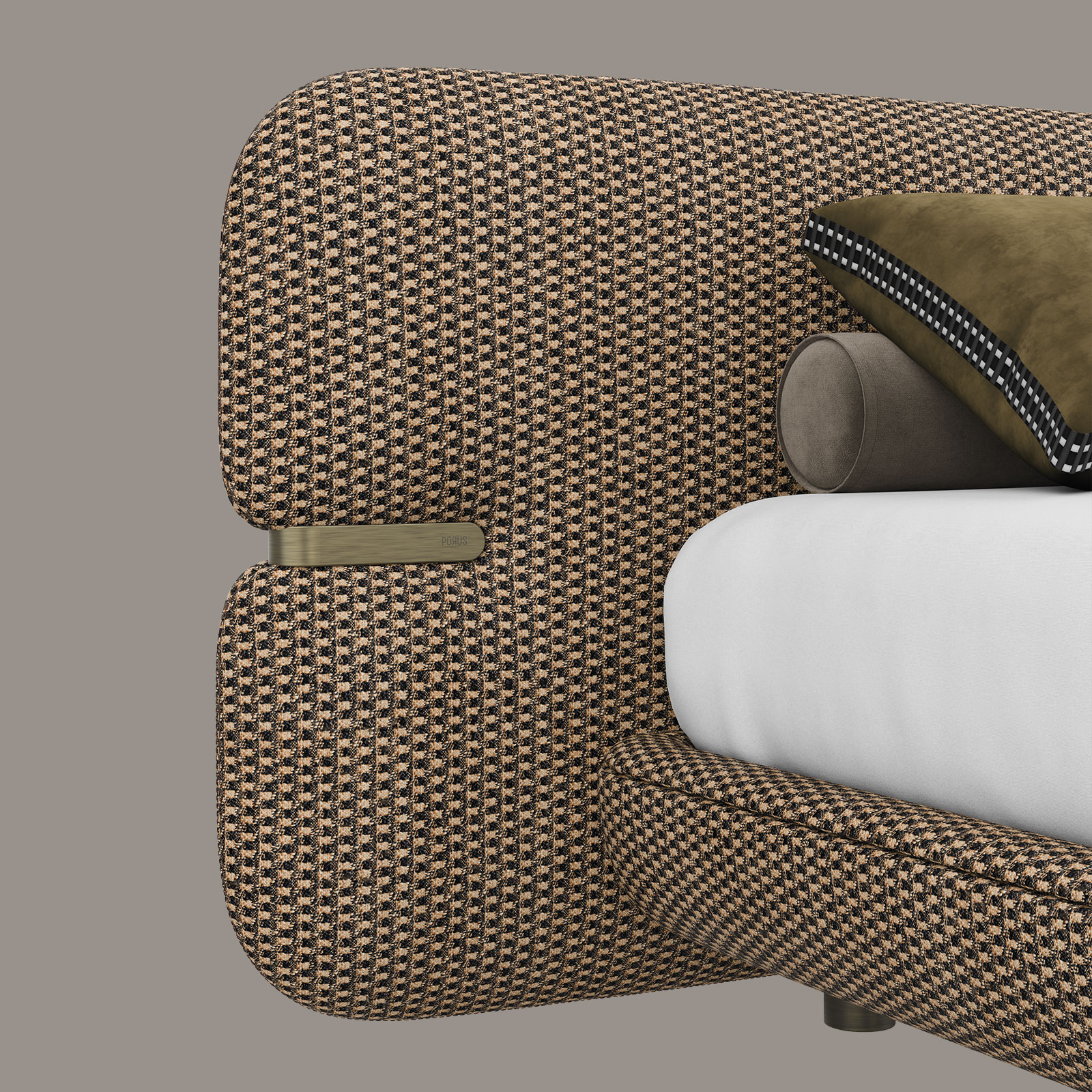 Newark Bed, headboard detail Newark Bed, headboard detail