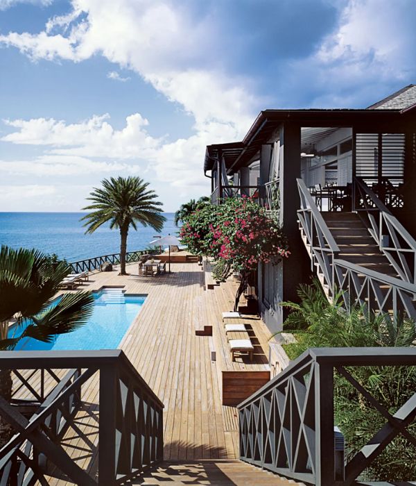 Cliffside villas in Antigua Giogio Armani