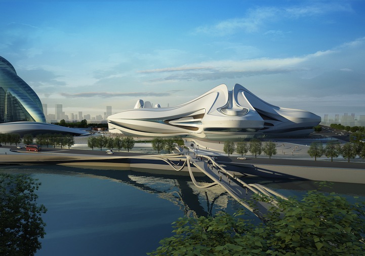 Culture Center China Zaha Hadid Modernist Architects