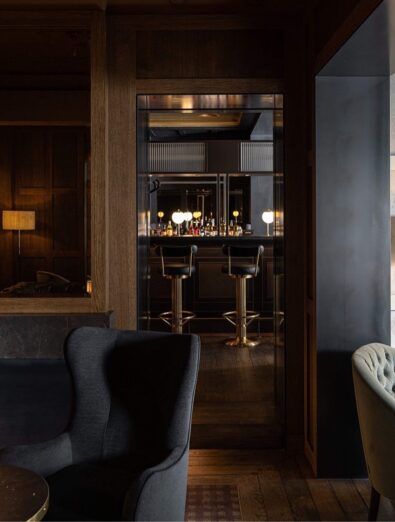 Willis Bar Stools Chair By Porus Studio at Founders Bar in Netherlands