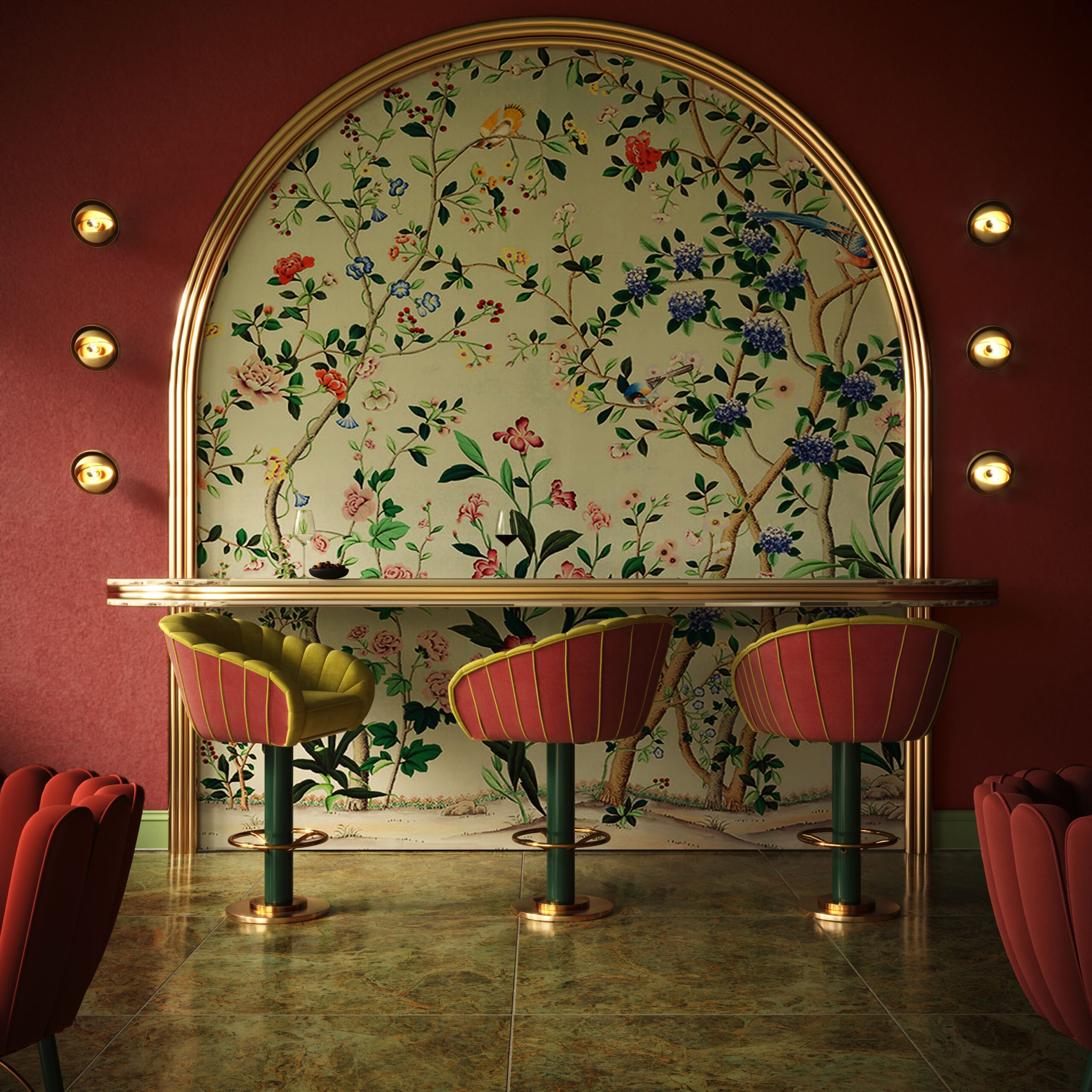 Vivien Bar Chair By Ottiu Decor Trends