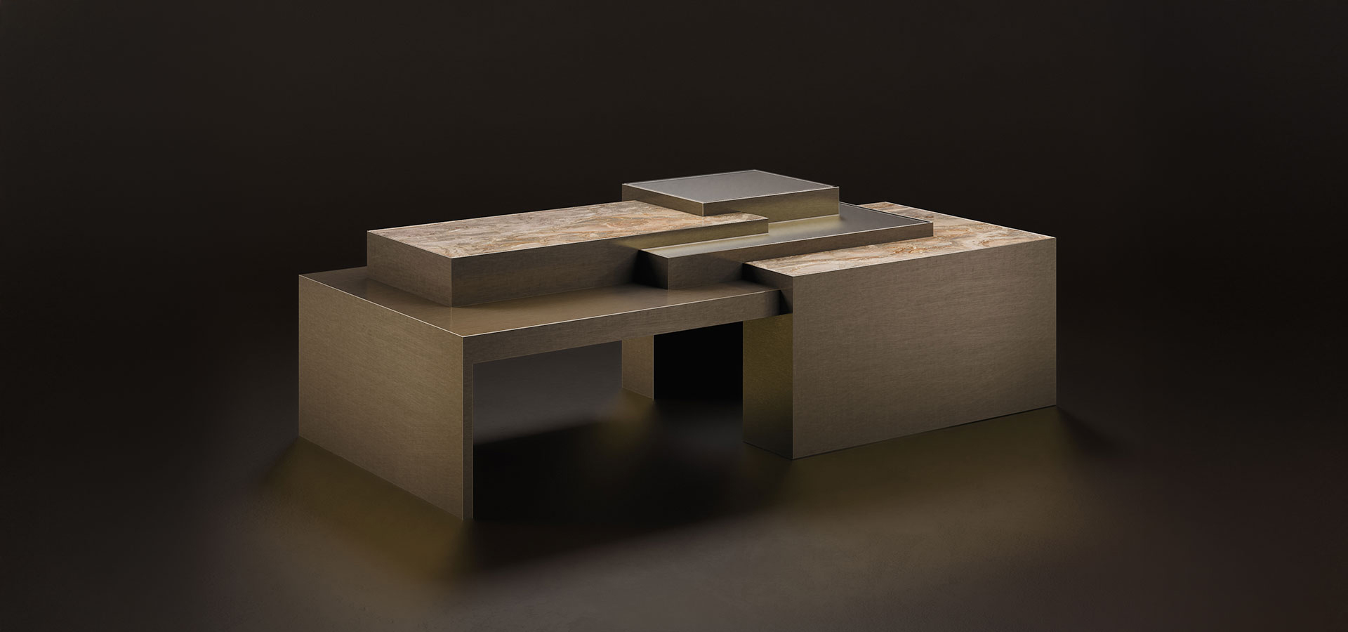 Square Metal Center Table Square Metal Center Table