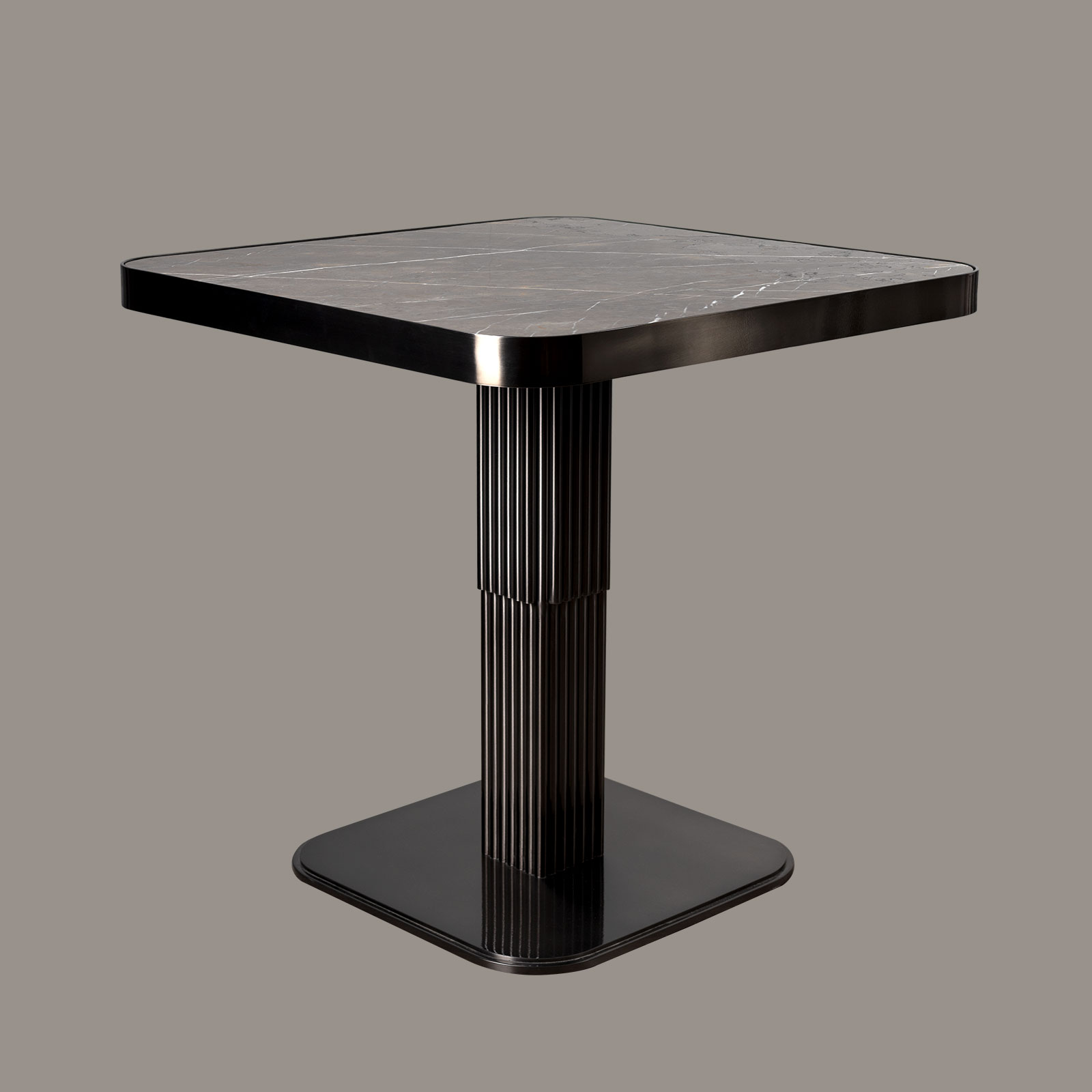 Staten Dining Table side view Staten Dining Table side view