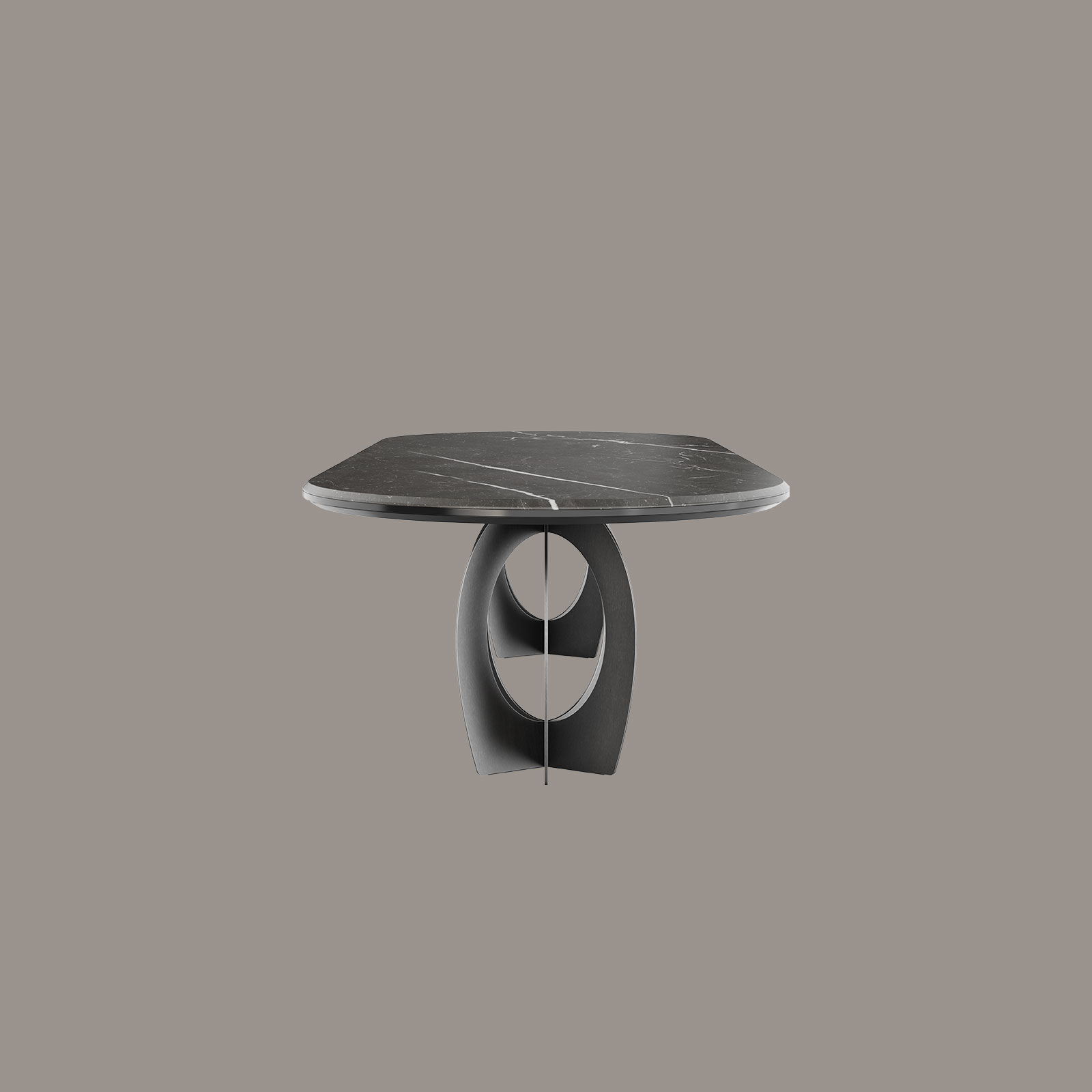 Boulder Oval Dining Table Boulder Oval Dining Table side view