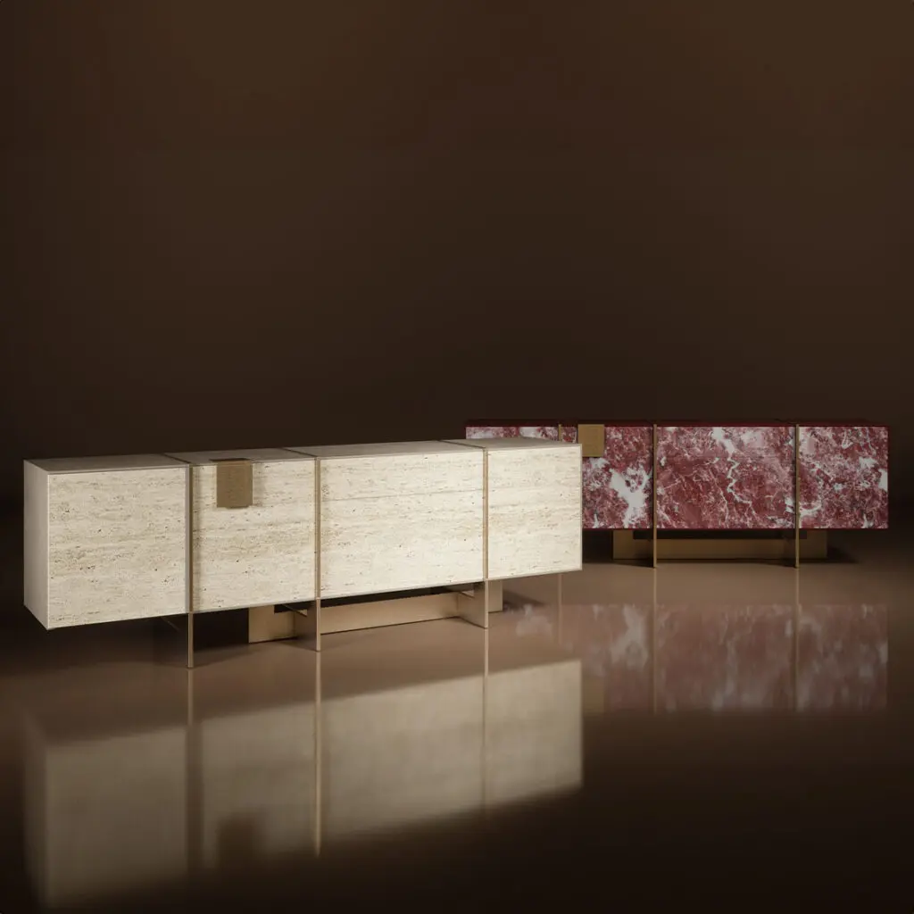 Sideboards are unmissable design pieces, acting as the perfect storage element while styling a living or dining room space. Porus Studio designers present three sideboard designs to suit a deluxe home style.