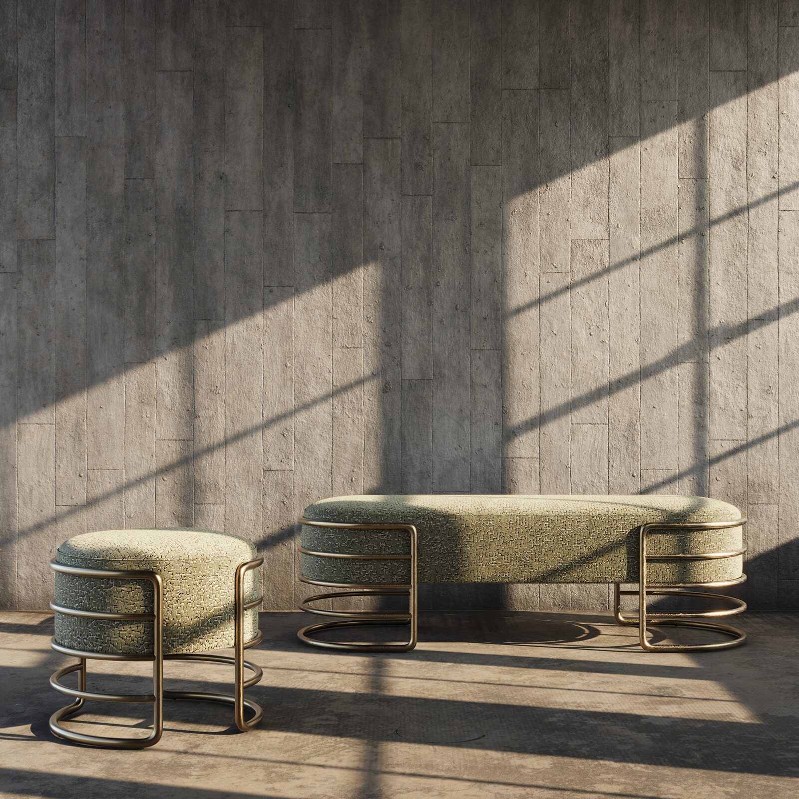 Eero Stool and eero bench Eero Stool and eero bench