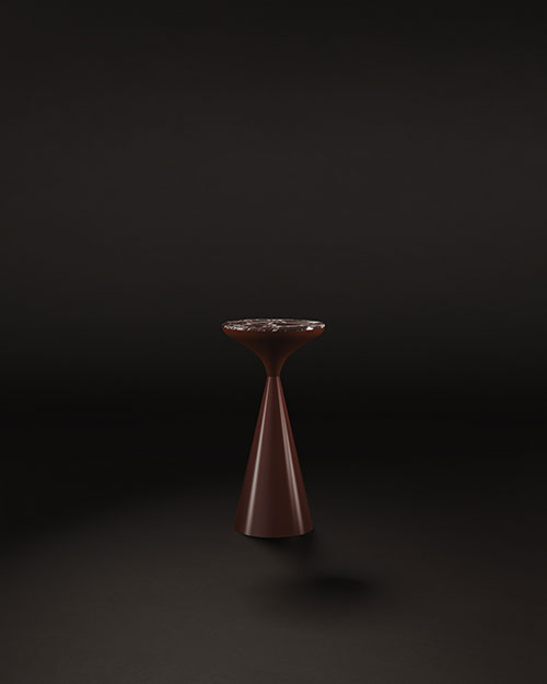 Lingnum Side Table by Porus Studio