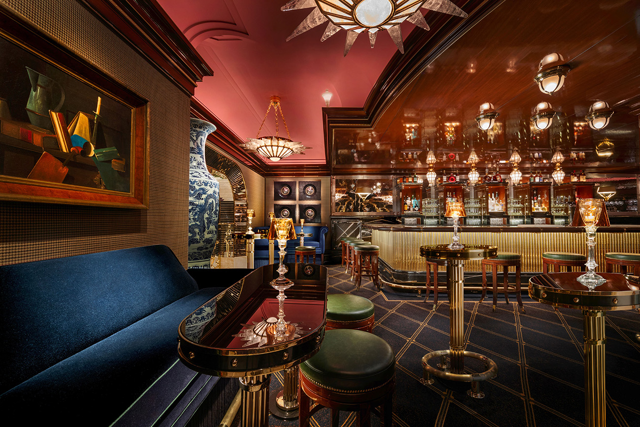 The Baccarat Bar at Wynn Hotel - Las Vegas, Nevada, USA