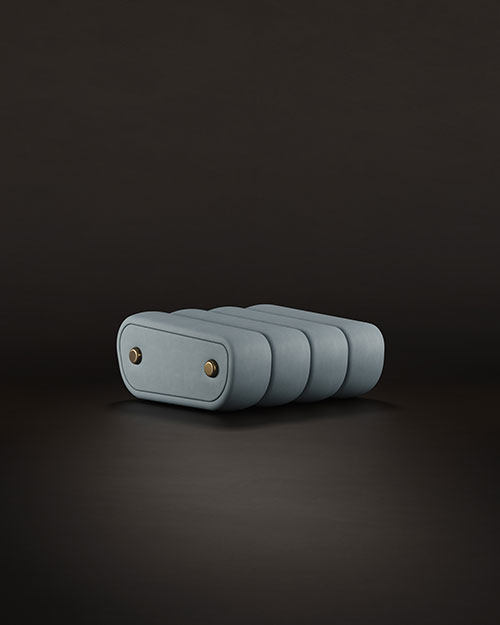 Dakota Ottoman by Porus Studio