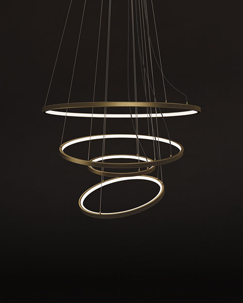 Gateway Suspension Lamp by Porus Studio