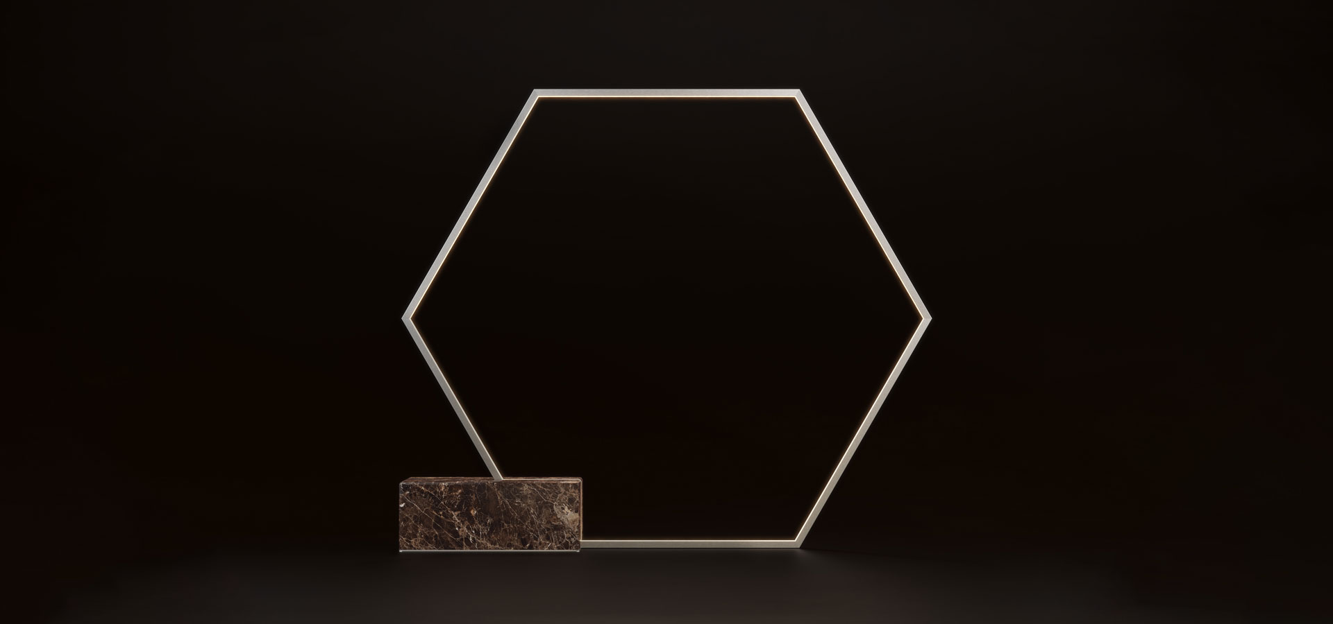 Hexagon Floor Lamp by Porus Studio Hexagon Floor Lamp