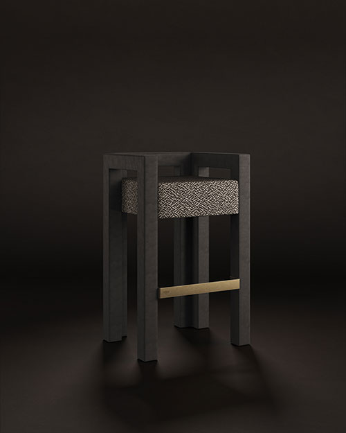 Mirage Bar Chair by Porus Studio