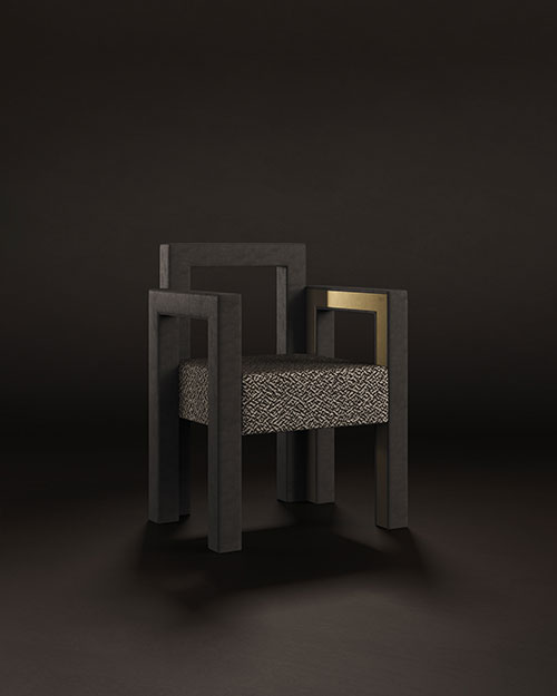 Mirage Dining Chair by Porus Studio