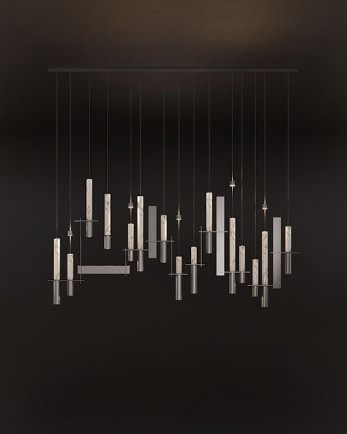 Portland Suspension Lamp by Porus Studio