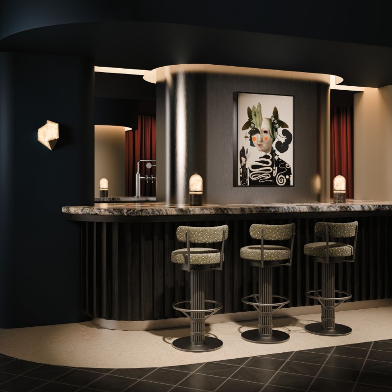 The Swivel Willis Bar Chair