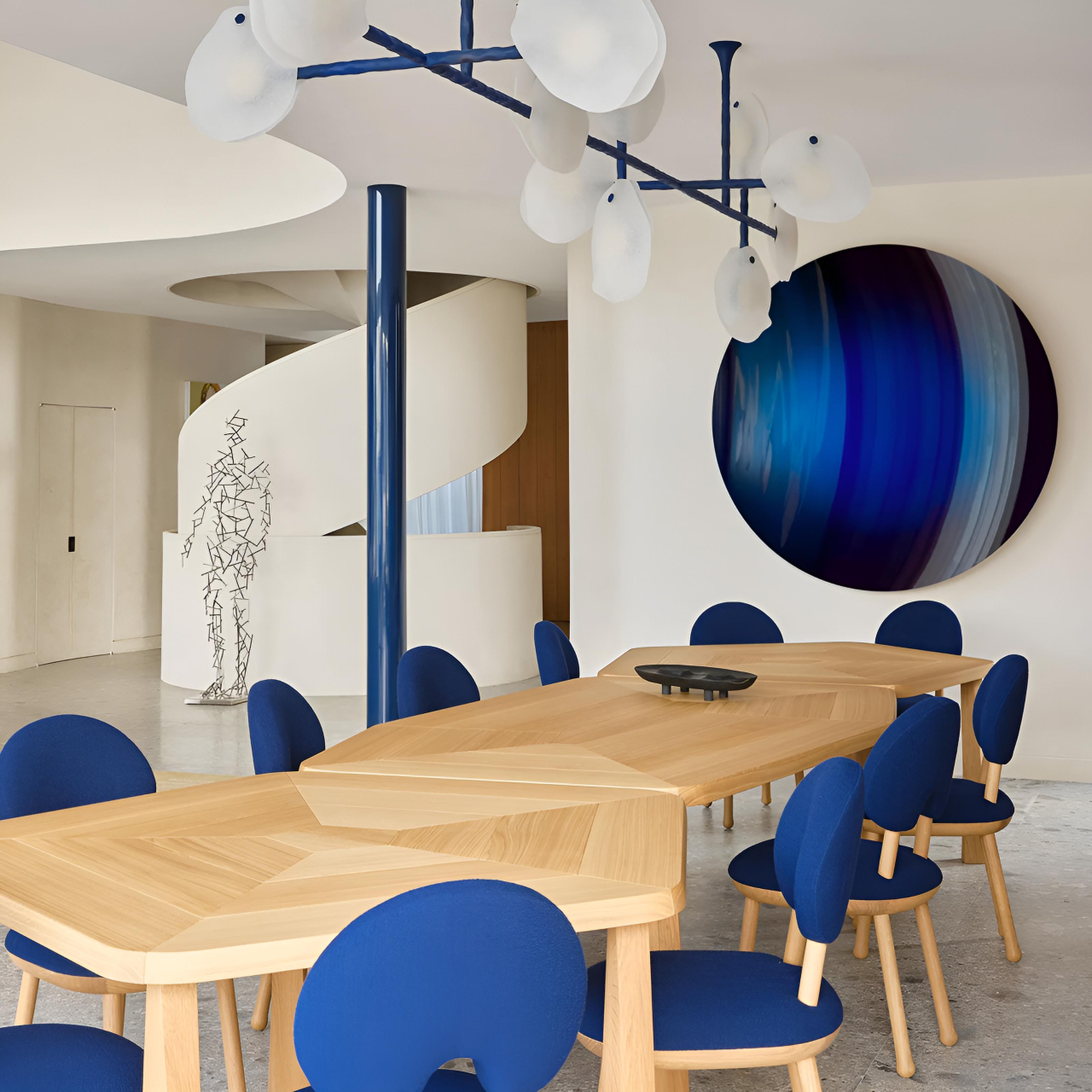 AD100 Interior Designers: A dining room in Istanbul. Photo: Giulio Ghirardi