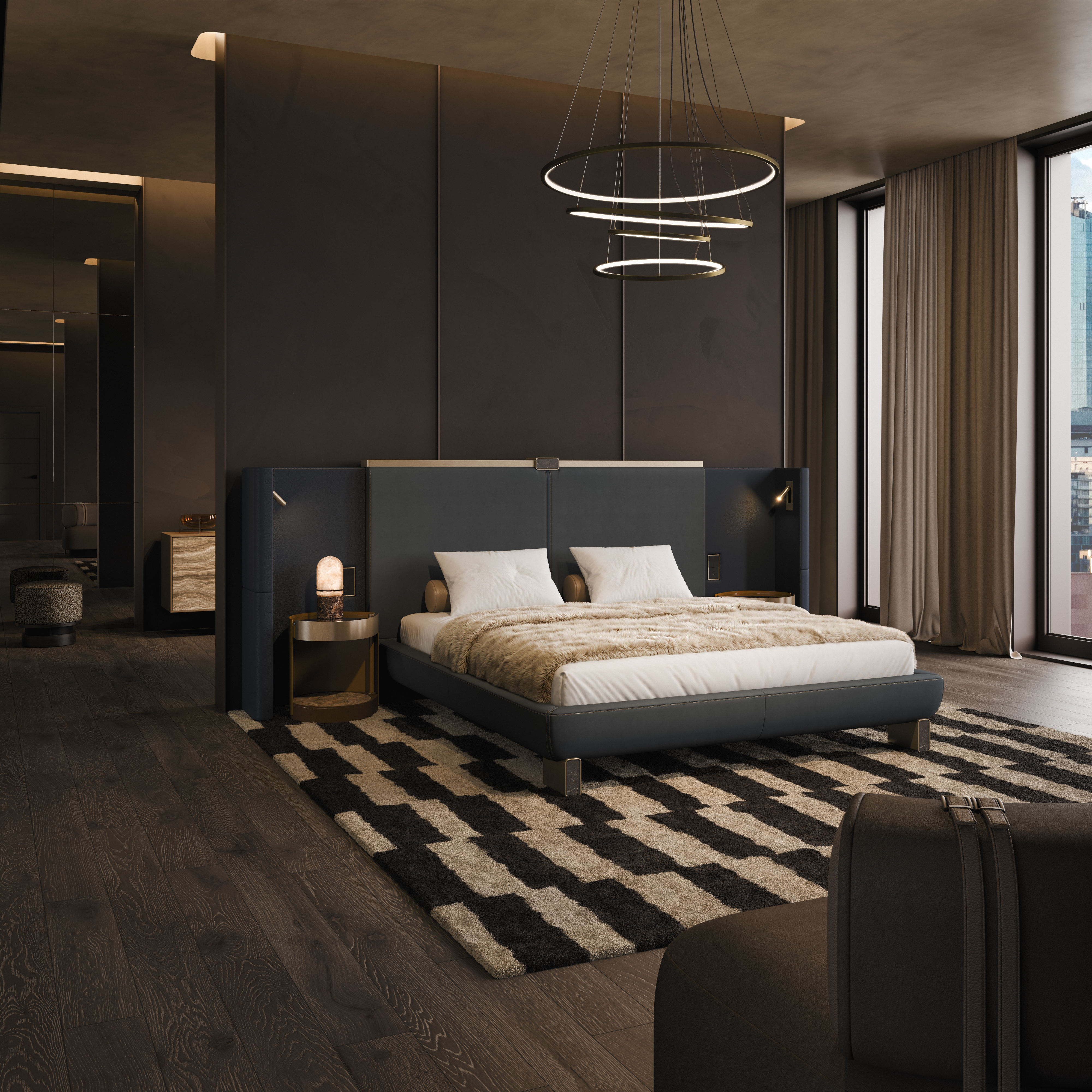 Luminous Broadway Bed